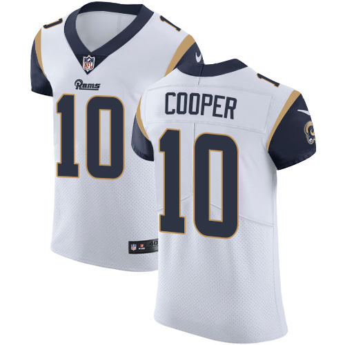 Nike Rams #10 Pharoh Cooper White Men's Stitched NFL Vapor Untouchable Elite Jersey - Click Image to Close